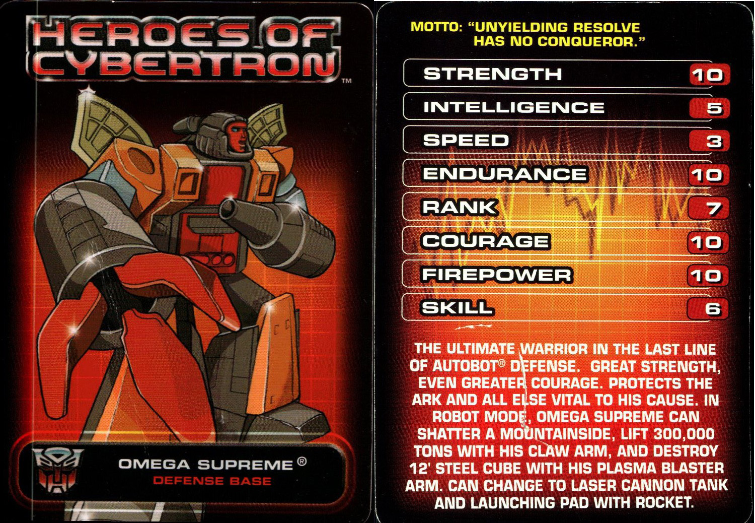 transformers cybertron omega supreme